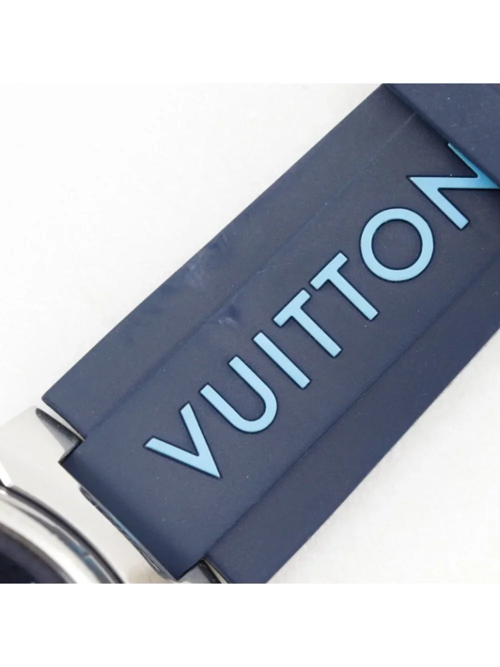 Louis Vuitton Tambour Street Stainless Steel Rubber Automatic Winding Analog